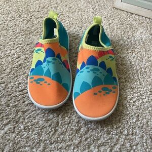 Speedo Kids Orange, Teal & Lime Slip-On Water Shoes